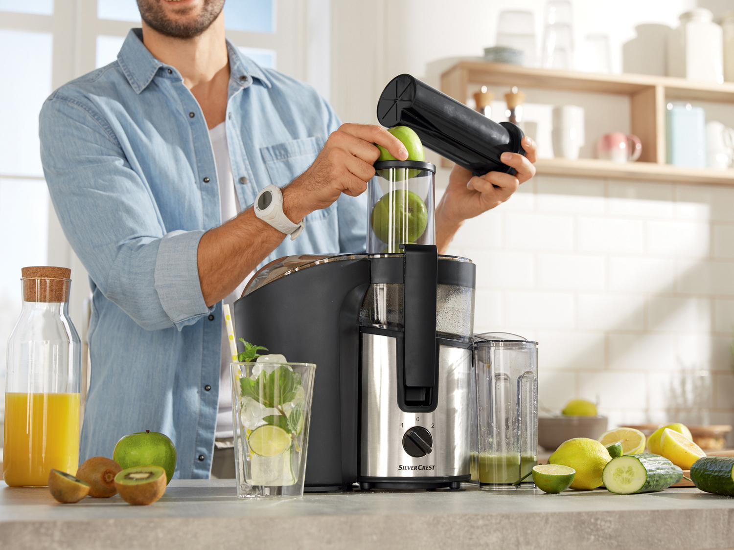 Centrifuga per frutta e verdura Silvercrest Kitchen Tools, prezzo 39.99 € ...