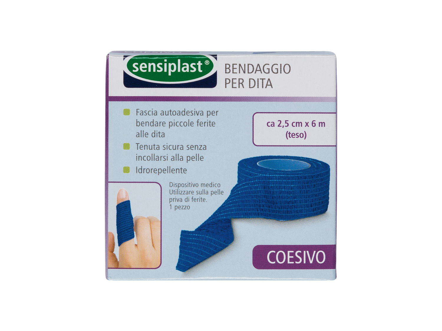 Bendaggi o garze sterili Sensiplast, prezzo 1.99 €
Caratteristiche