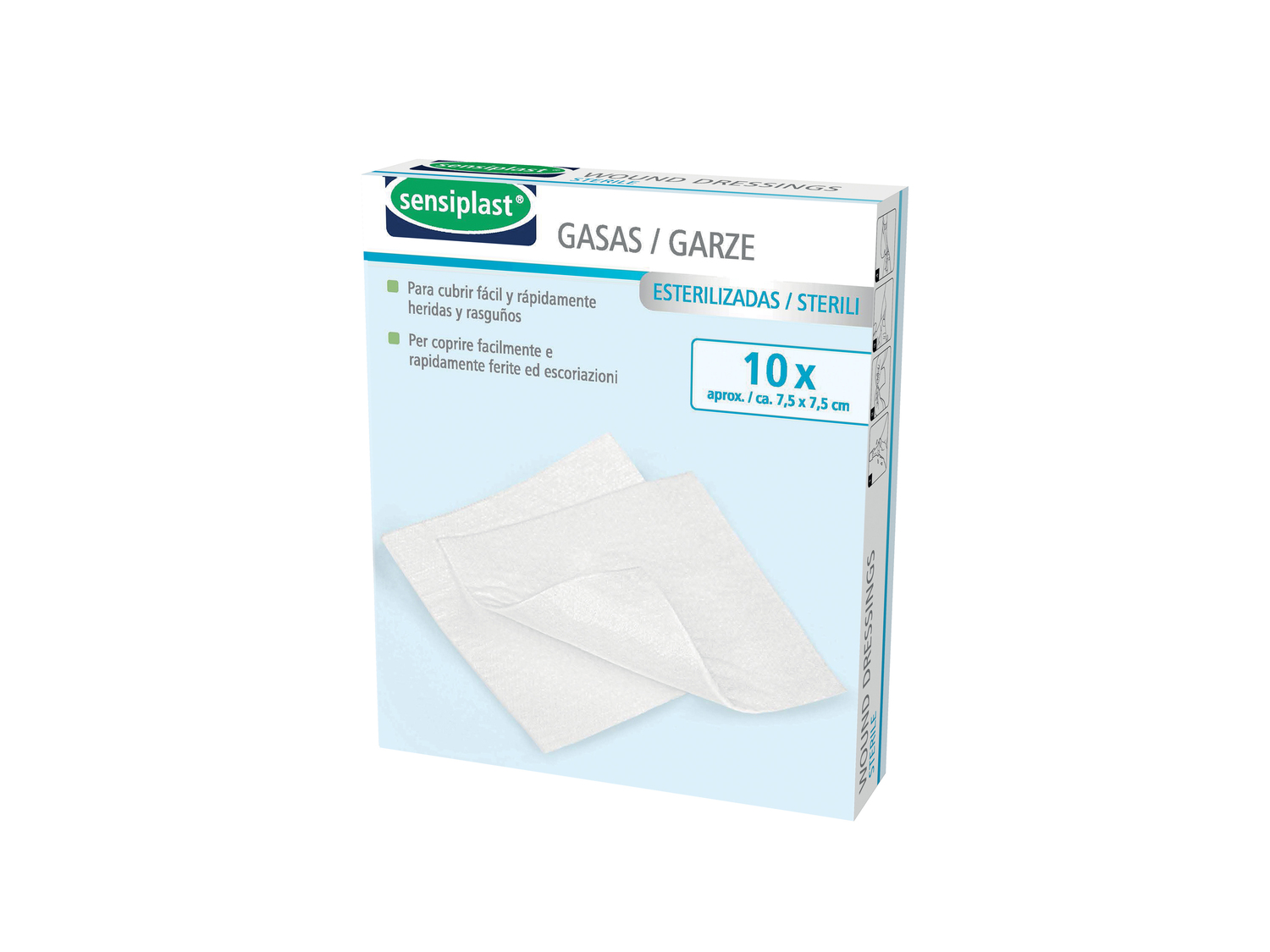 Bendaggi o garze sterili per medicazione Sensiplast, prezzo 1.99 &#8364; 
A ...