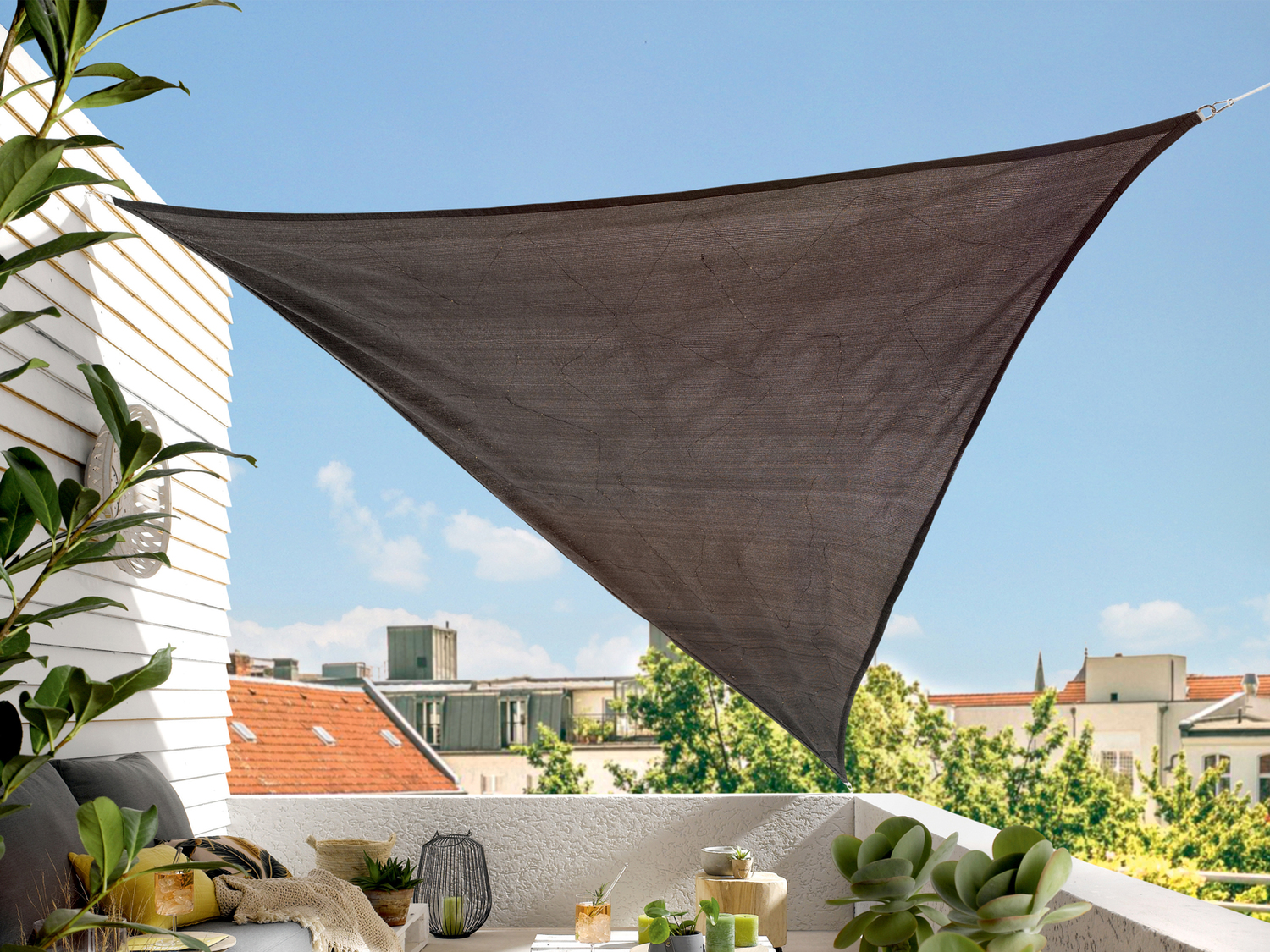 Tenda a vela parasole con illuminazione LED Florabest, prezzo 22.99 &#8364; ...