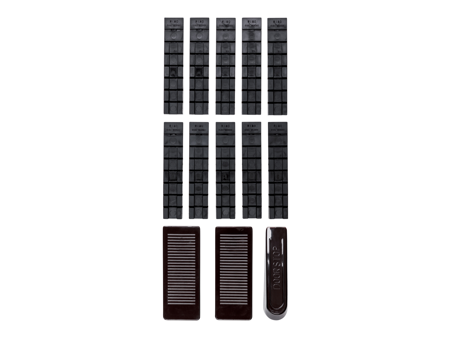 Set feltrini/protezioni adesive/cunei fermaporta , prezzo 1.49 €