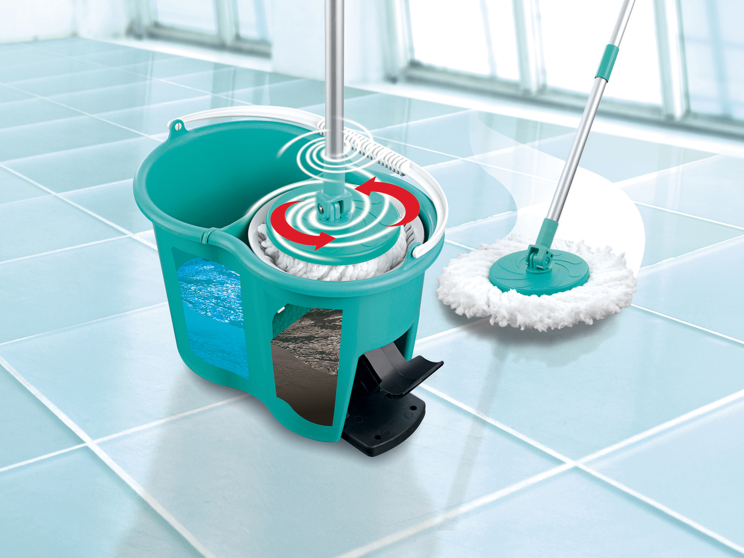 Set mocio Cleanmax, prezzo 27.99 &#8364; 
- Mocio di ricambo incluso
- Con sistema ...