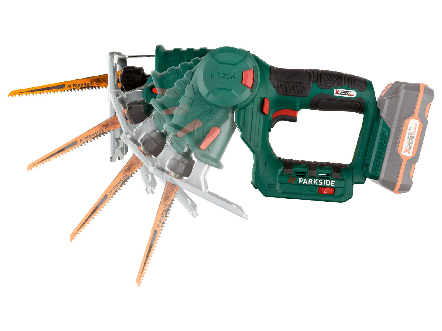Seghetto elettrico e a pendolo ricaricabile Parkside, X20VTeam, prezzo 39.99 € ...