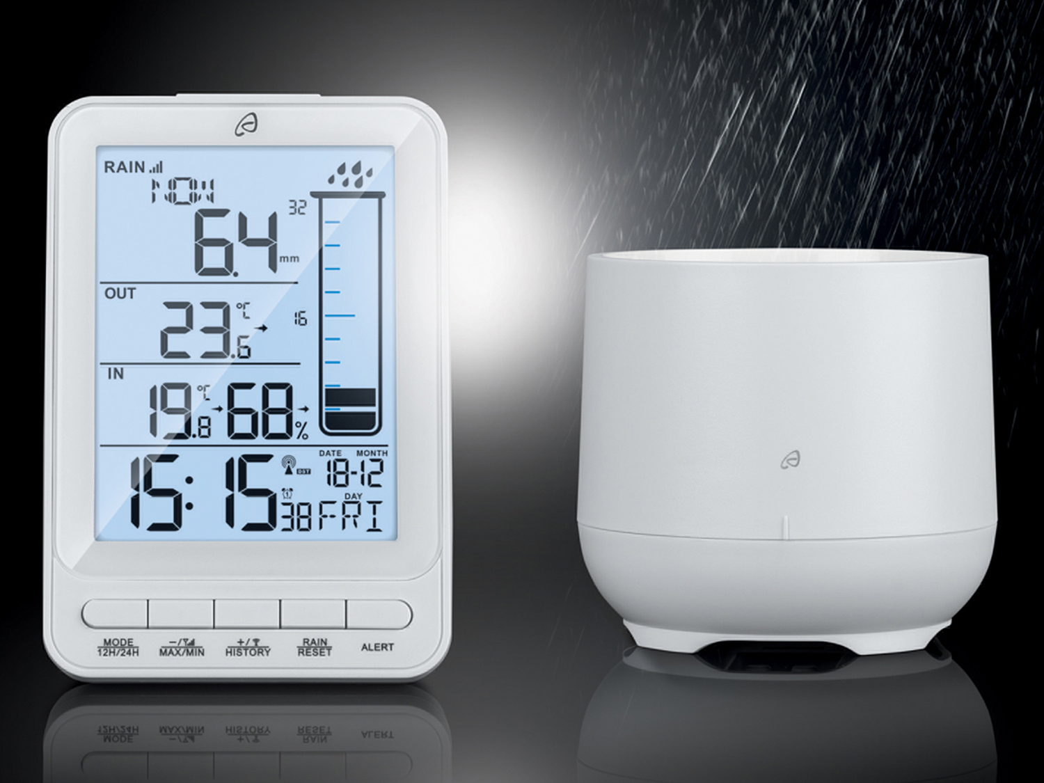 Stazione meteorologica radiocontrollata Auriol, prezzo 19.99 €
- Con pluviometro
- ...