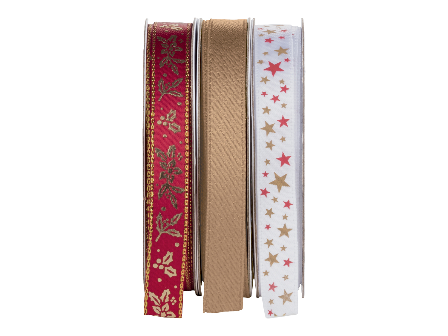 Nastro per pacchi regalo 5 m Crelando, prezzo 1.99 €
3 pezzi
Caratteristiche