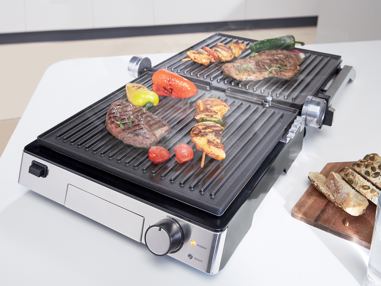 Piastra elettrica Silvercrest Kitchen Tools, prezzo 39.99 €
- Con 3 funzioni: ...