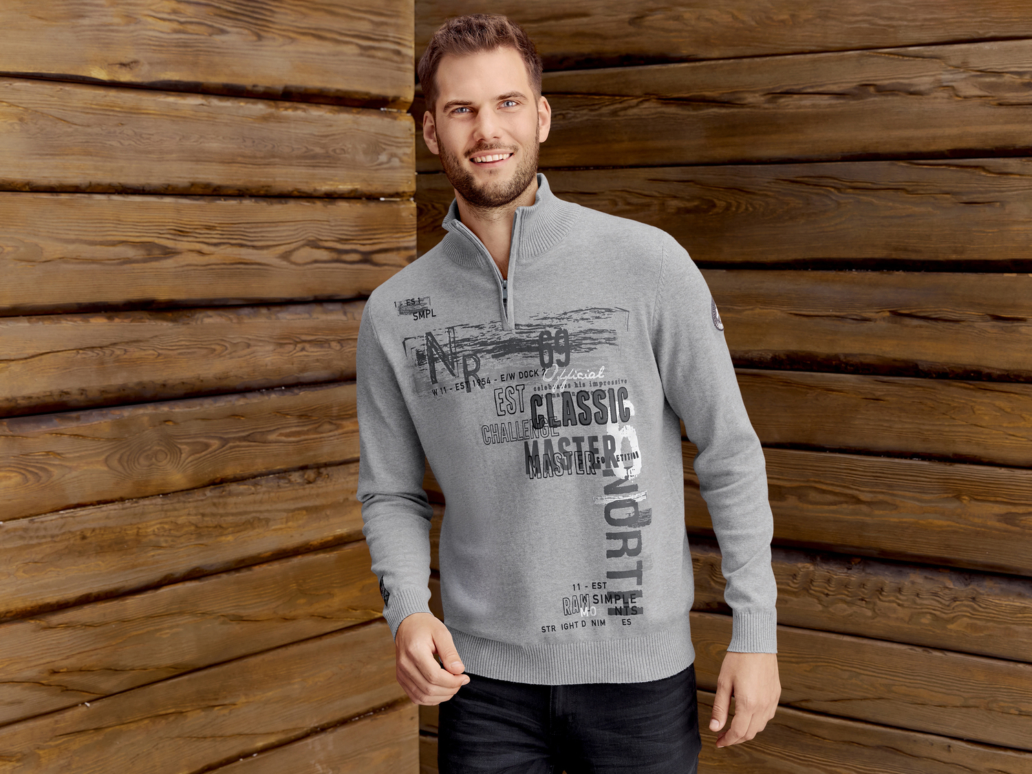 Pullover da uomo Livergy, prezzo 11.99 €
Misure: S-XL
- Con toppe sui ...
