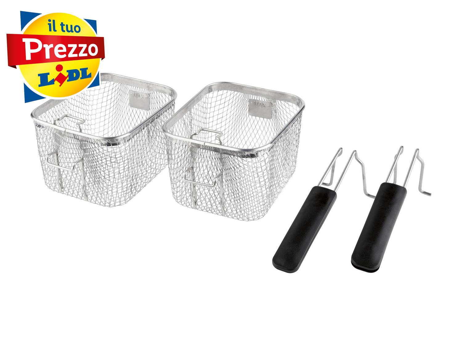 Friggitrice Silvercrest Kitchen Tools, prezzo 39.99 €
- Con 3 cestelli ...