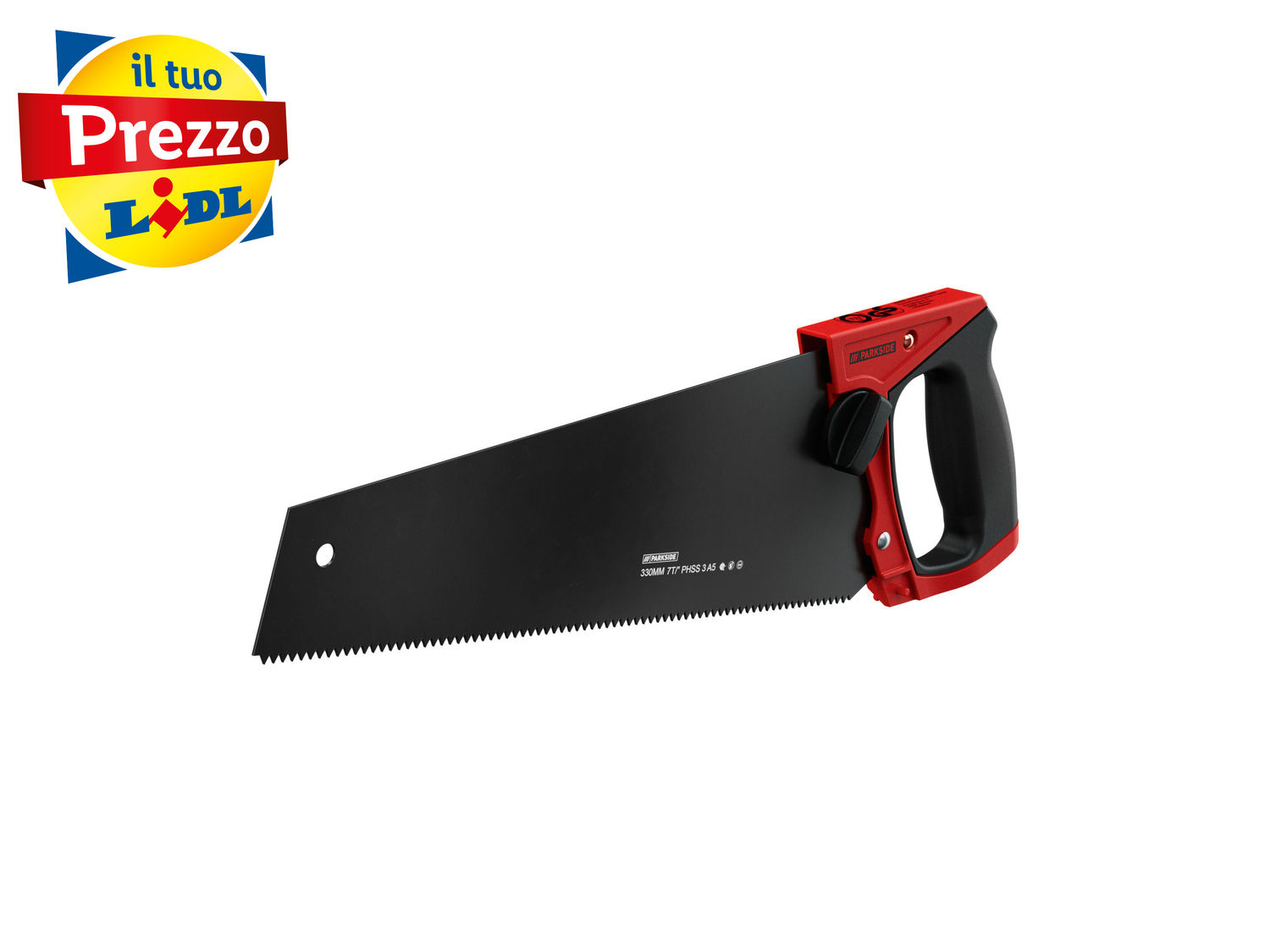 Sega multiuso Parkside, prezzo 9.99 €
3 in 1
- Funzione sblocco rapido ...