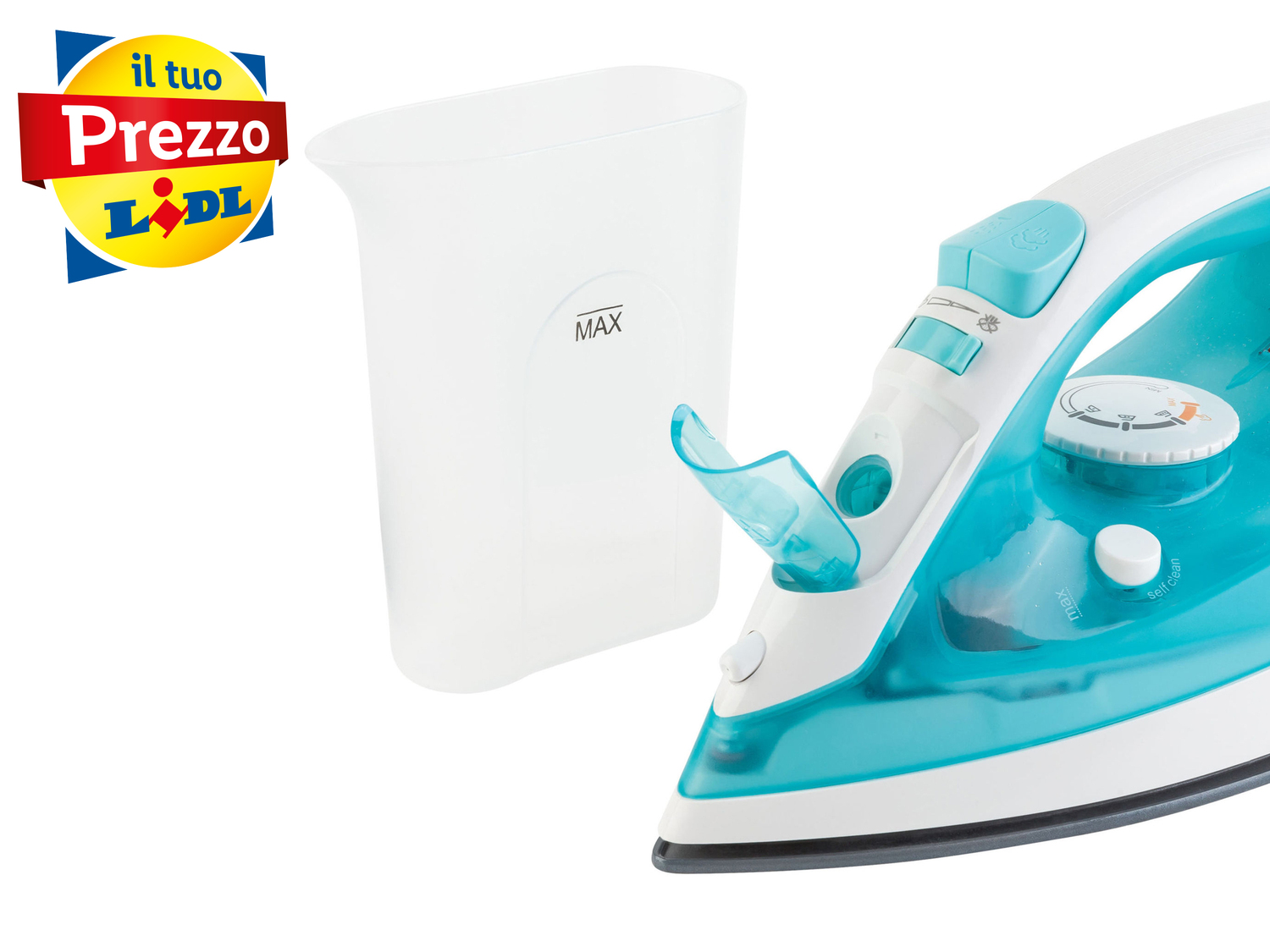 Ferro da stiro a vapore Intertek, prezzo 7.99 €
- Con piastra rivestita ...
