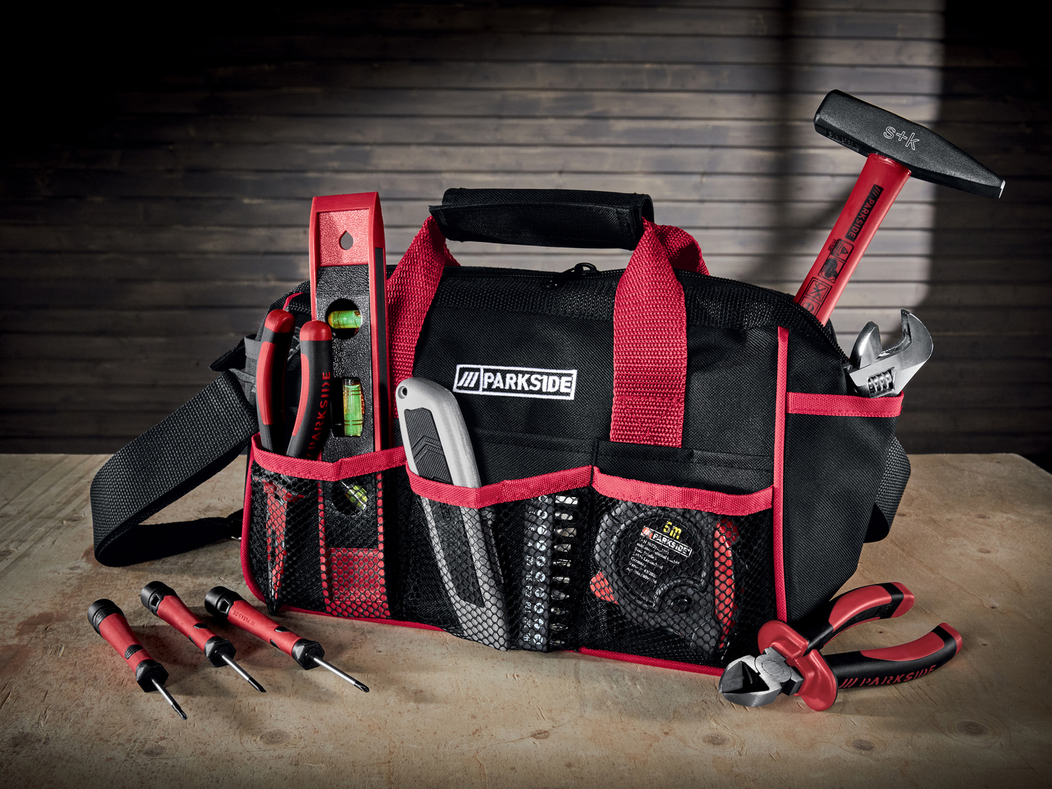 Borsa con attrezzi da lavoro Parkside, prezzo 24.99 €
23 pezzi
In dotazione
- ...