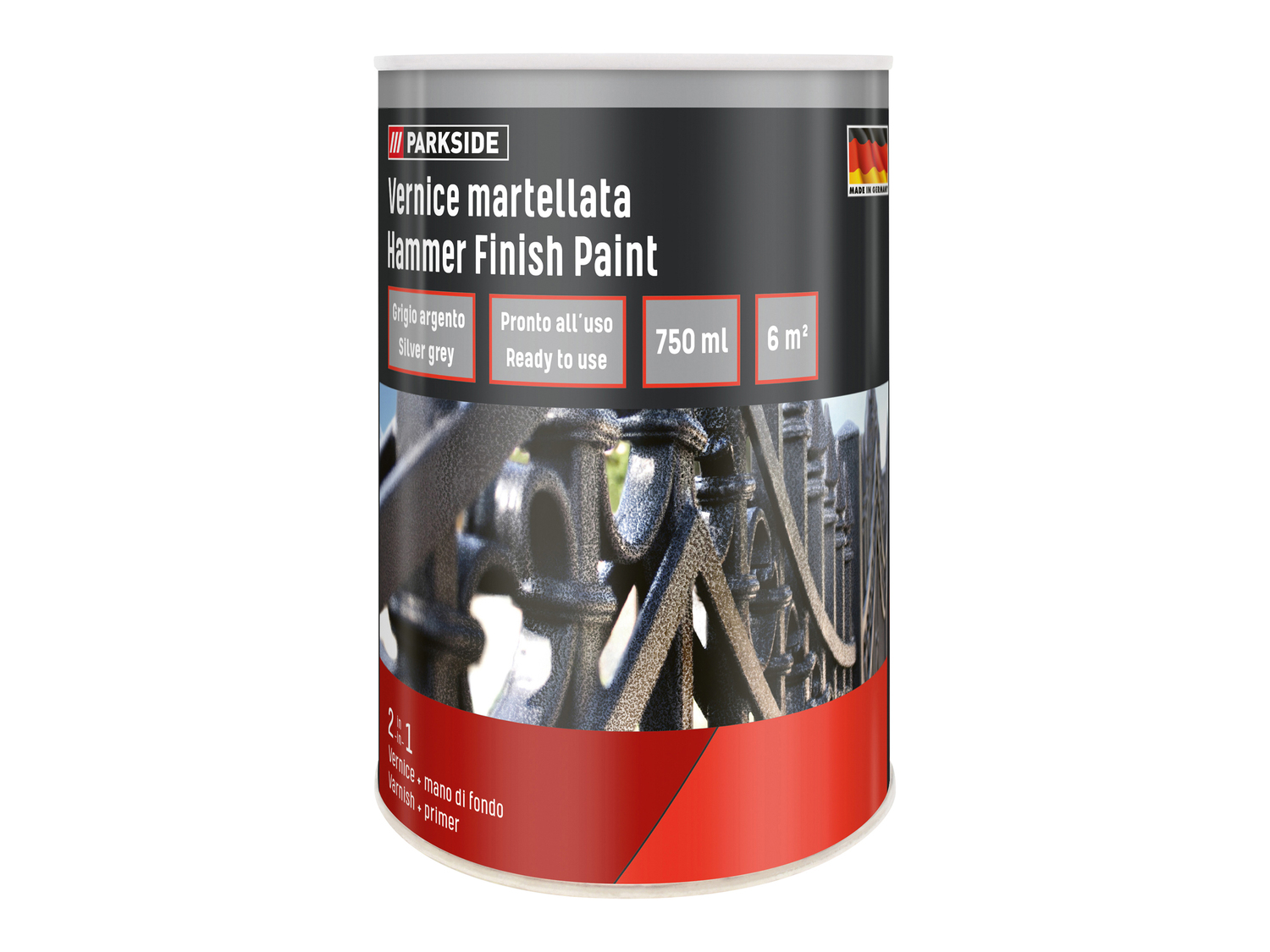 Vernice martellata, per portone del garage o lacca protettiva per zinco Parkside, ...