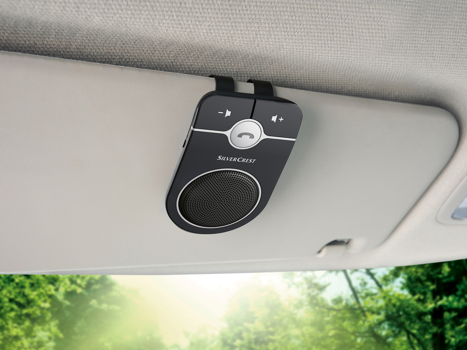Dispositivo vivavoce Bluetooth per auto Silvercrest, prezzo 17.99 €
- Accensione ...