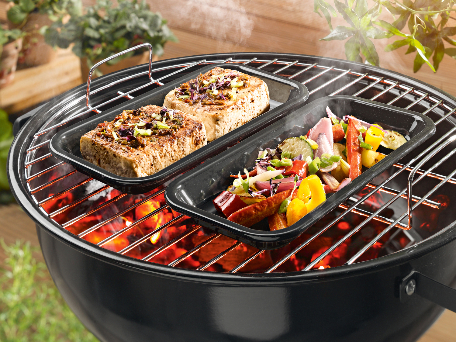 Teglie per grigliare Grill-meister, prezzo 8.99 &#8364; 
1 o 2 pezzi 
- Adatte ...