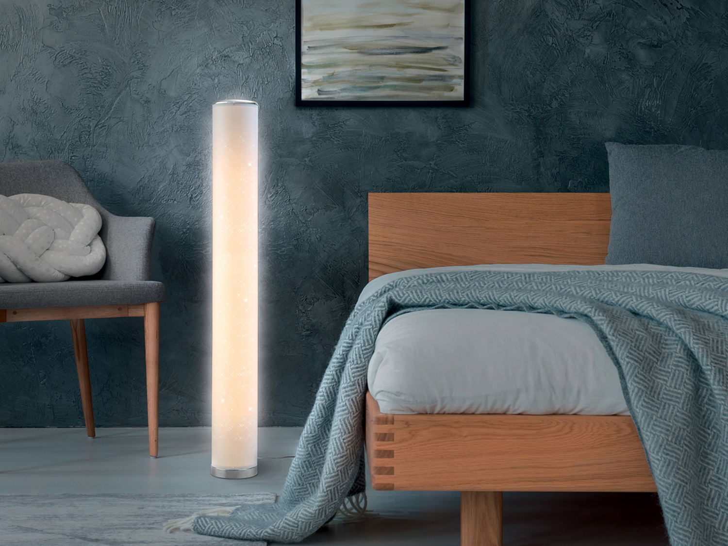 Piantana a LED Livarno, prezzo 19.99 €
Bianco o effetto cielo stellato
- Con ...