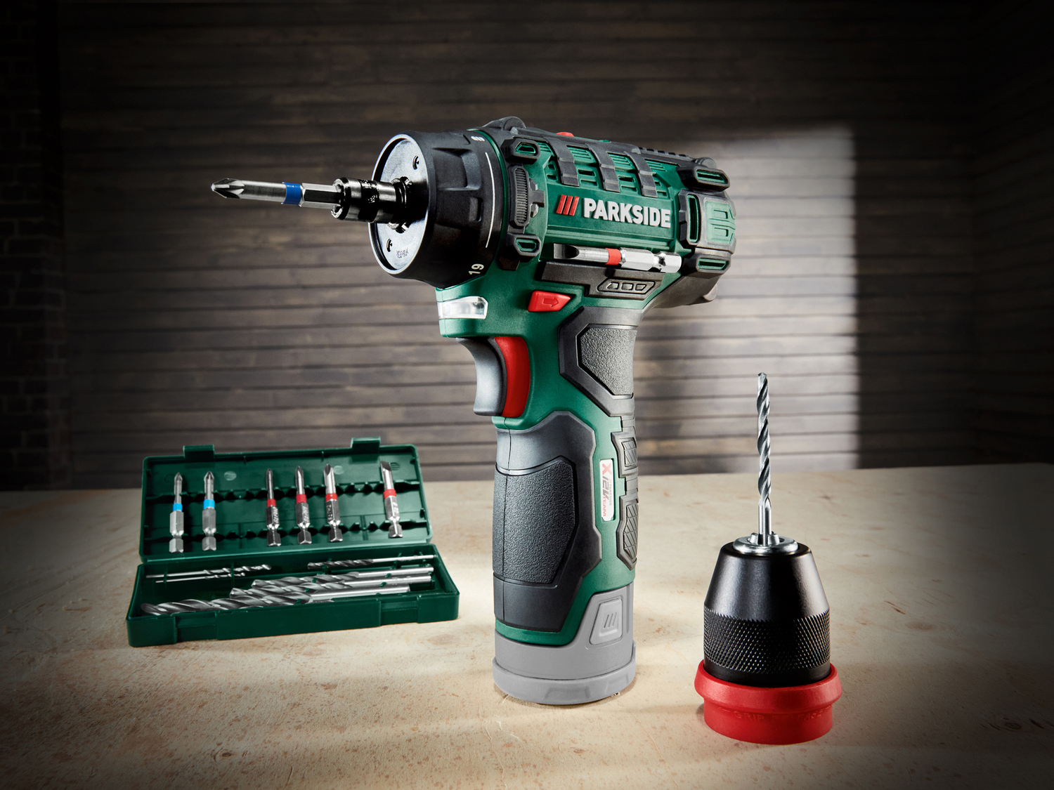 Trapano avvitatore ricaricabile Parkside, prezzo 24.99 € 
Prodotto della serie ...
