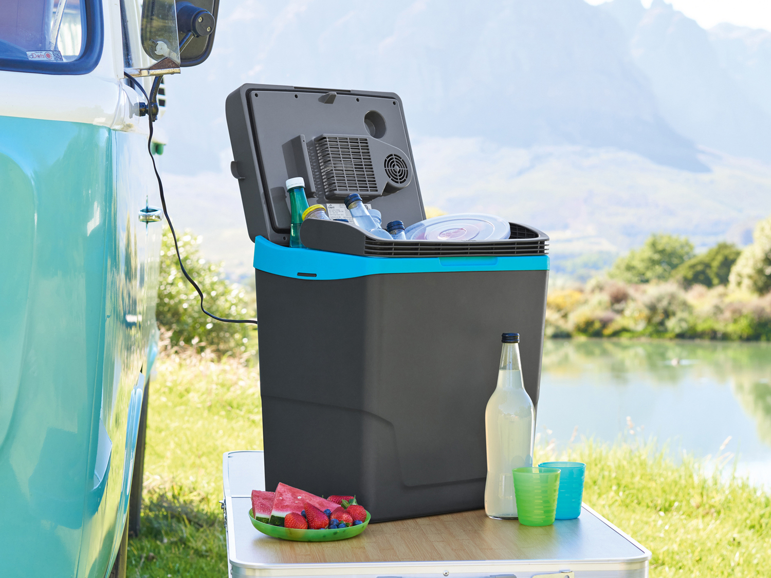 Frigo elettrico portatile Crivit, prezzo 59.00 €
30 L
- Raffredda fino ...