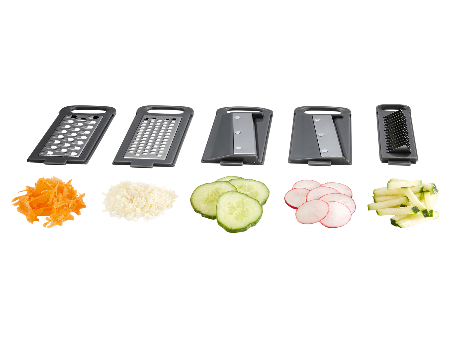 Grattugia multifunzione Ernesto, prezzo 4.99 €
- Lame in acciaio inossidabile
- ...