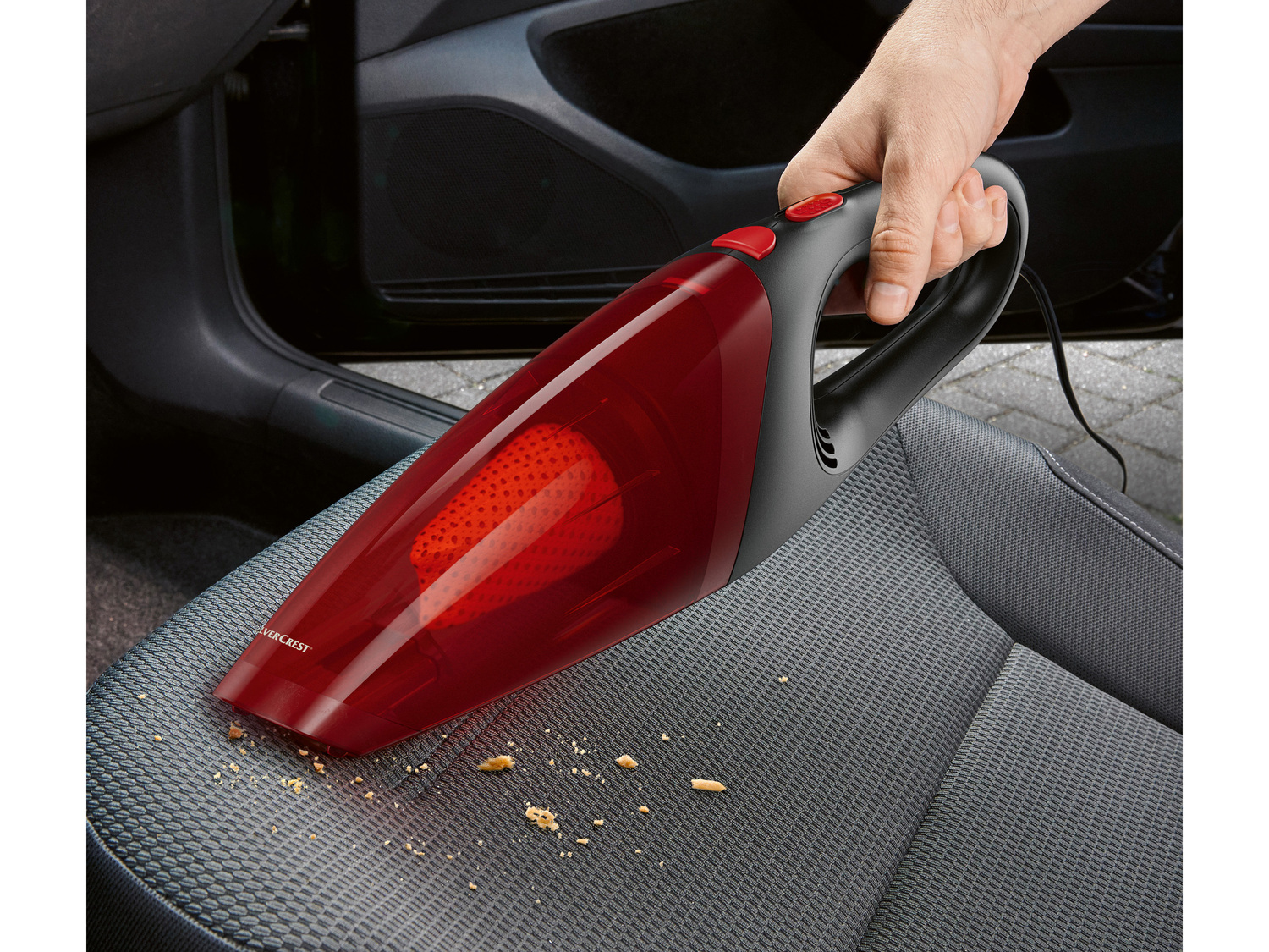 Mini aspirapolvere per auto Silvercrest, prezzo 17.99 &#8364; 
- Funzionamento ...