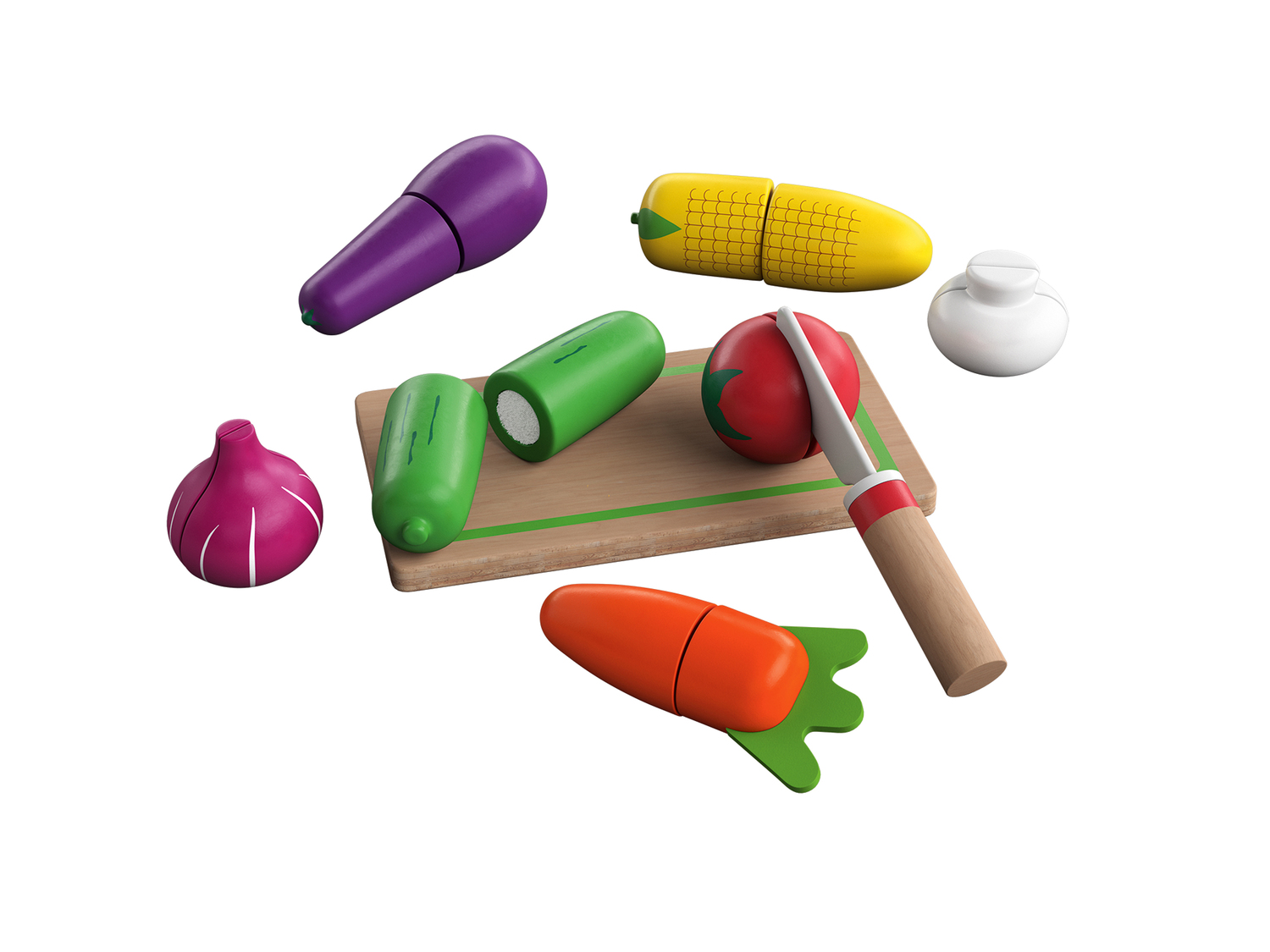 Set alimenti giocattolo in legno Playtive, prezzo 6.99 €
Caratteristiche
- ...