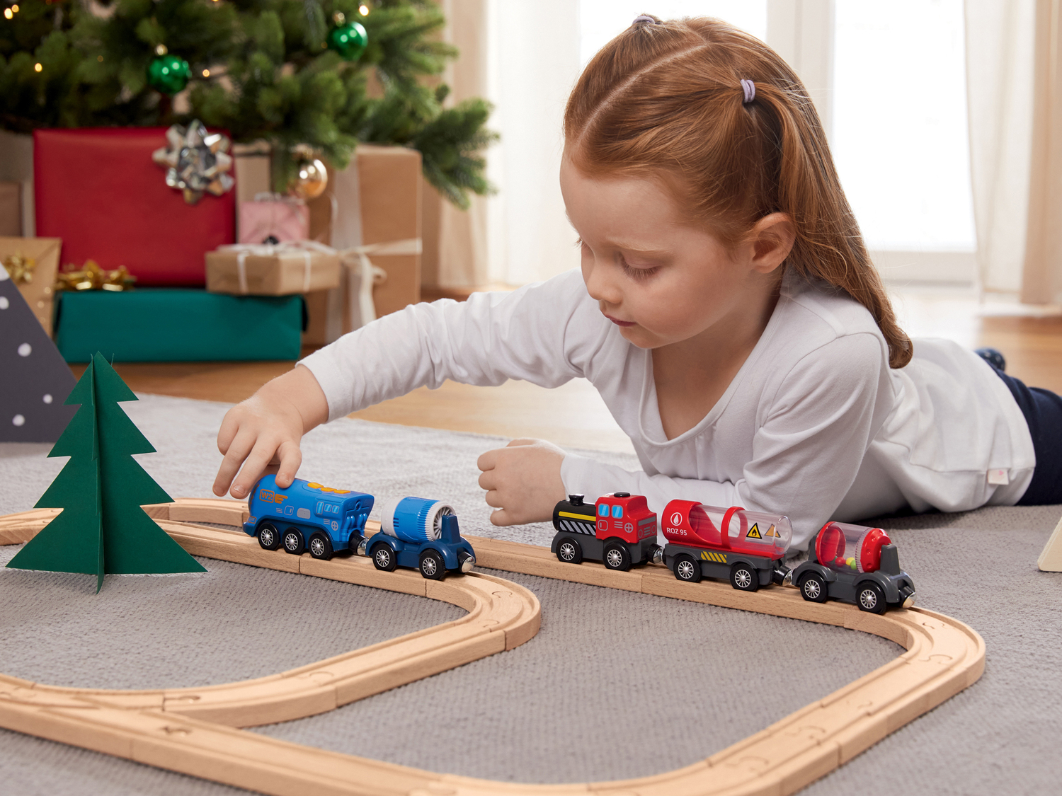 Trenino a batteria Playtive, prezzo 8.99 €
- Età: 3+
- Locomotiva ...