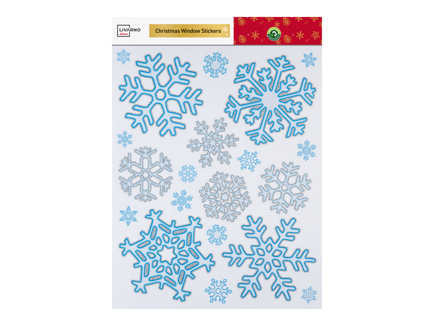 Decorazioni natalizie per finestre Livarno, prezzo 0.99 €
- Adesive e ...