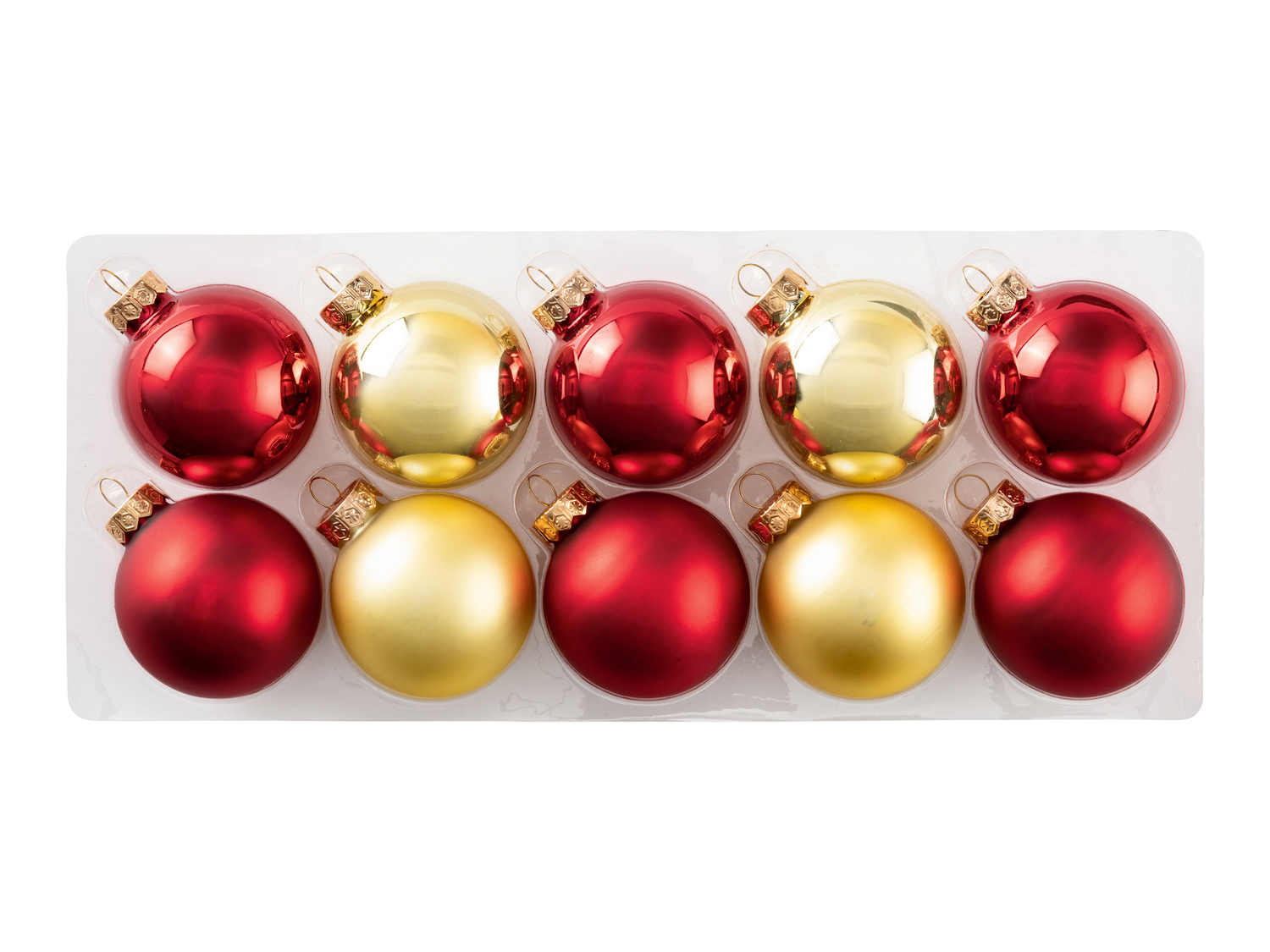 Palline natalizie in vetro Livarno, prezzo 2.49 €
10 o 24 pezzi
- Ø ...