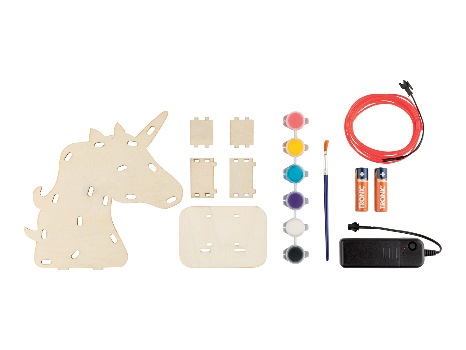 Set per bricolage con LED Crelando, prezzo 6.99 €
9 pezzi
- Età: ...