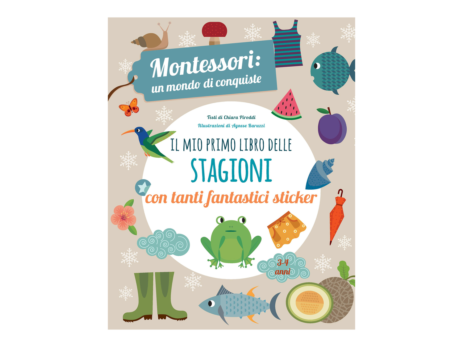 Libro con adesivi per bambini Montessori , prezzo 4.99 €
A scelta tra:
- ...