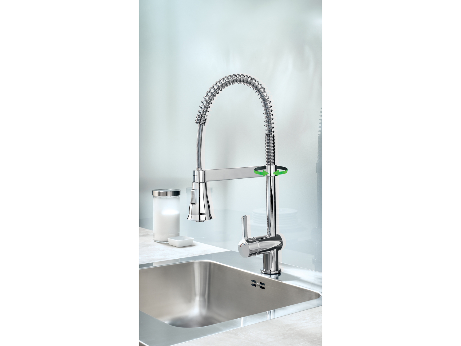 Miscelatore da cucina con doccetta estraibile Livarno, prezzo 49.00 € ...