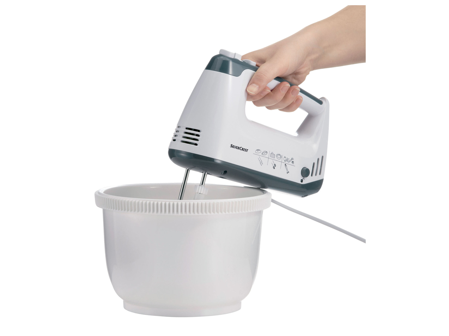 Sbattitore multifunzione con ciotola Silvercrest Kitchen Tools, le prix 24.99 € ...