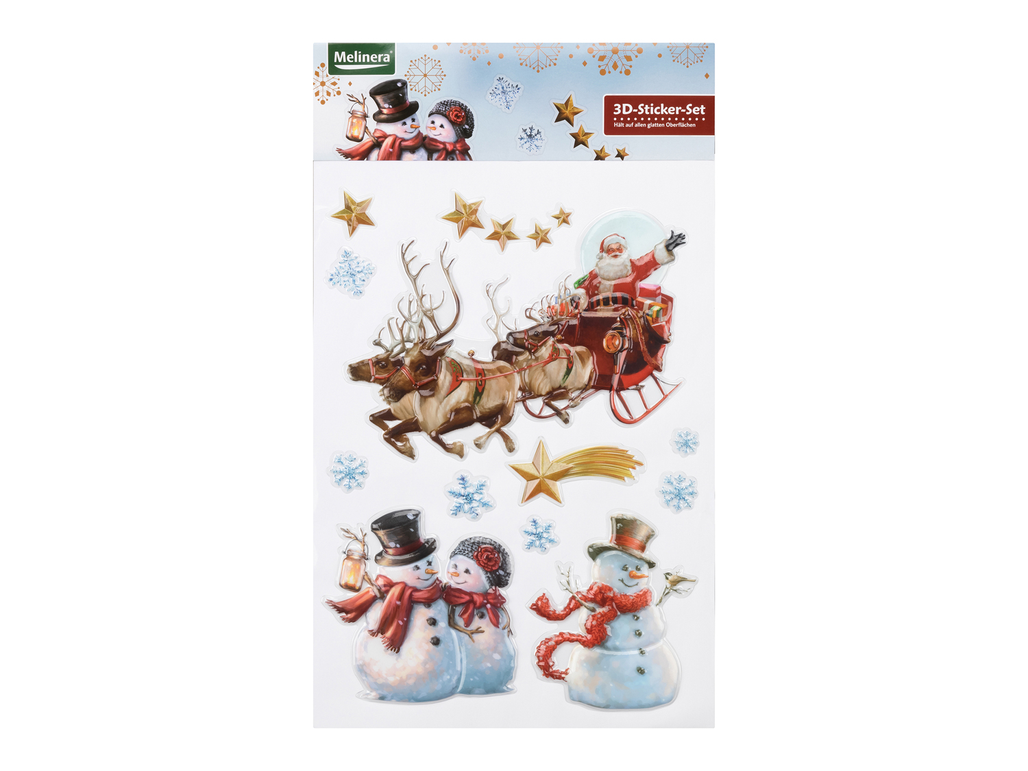Adesivi natalizi 3D Melinera, prezzo 2.49 €
- Dimensioni del foglio: ...