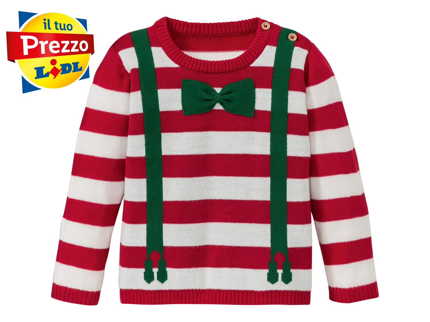 Pullover natalizio da bambini Lupilu, prezzo 8.99 €
Misure: 1-6 anni
Taglie ...