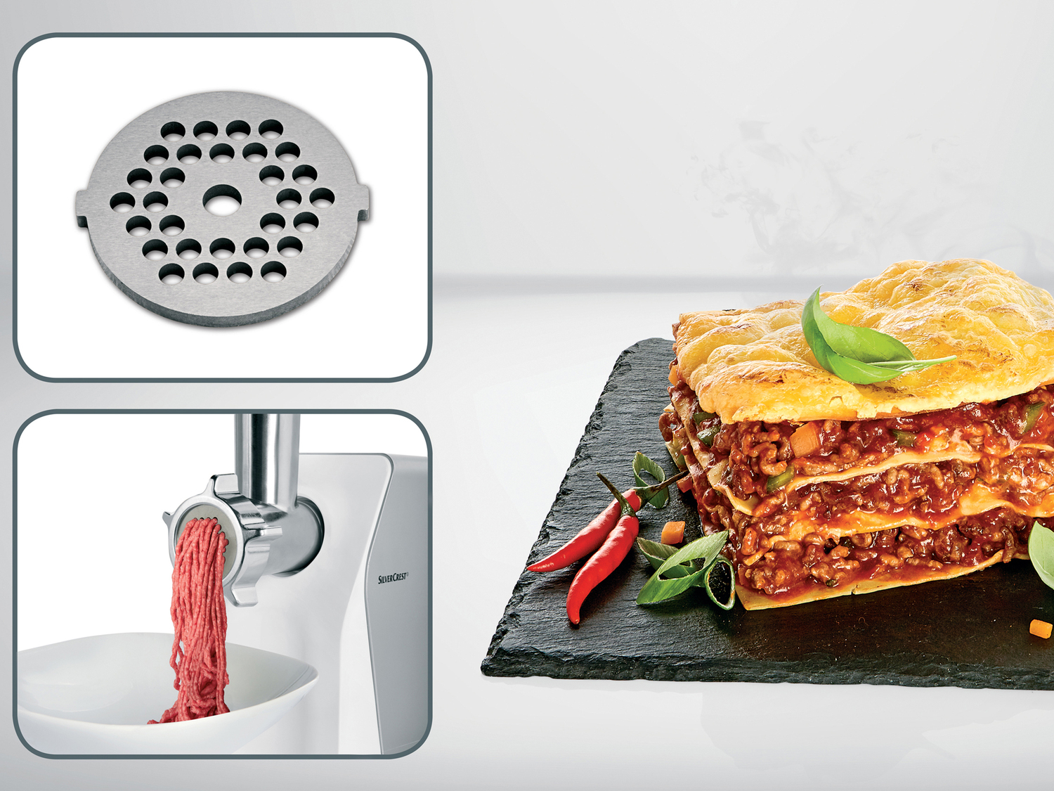 Tritacarne Silvercrest Kitchen Tools, prezzo 34.99 €
- Versatile - ideale ...