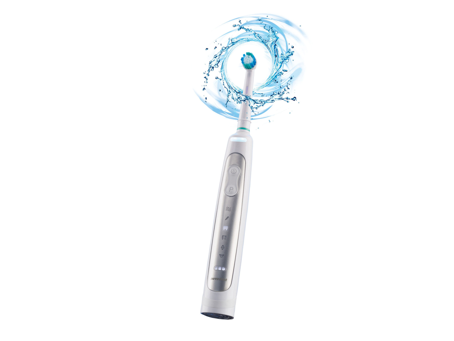 Spazzolino da denti elettrico Nevadent, prezzo 39.99 €
- Timer da 2 minuti ...