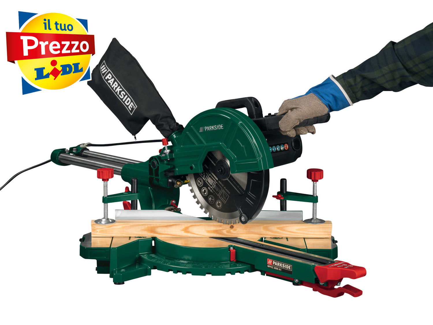 Sega circolare multifunzionale per tagli obliqui Parkside, prezzo 119.00 €
- ...