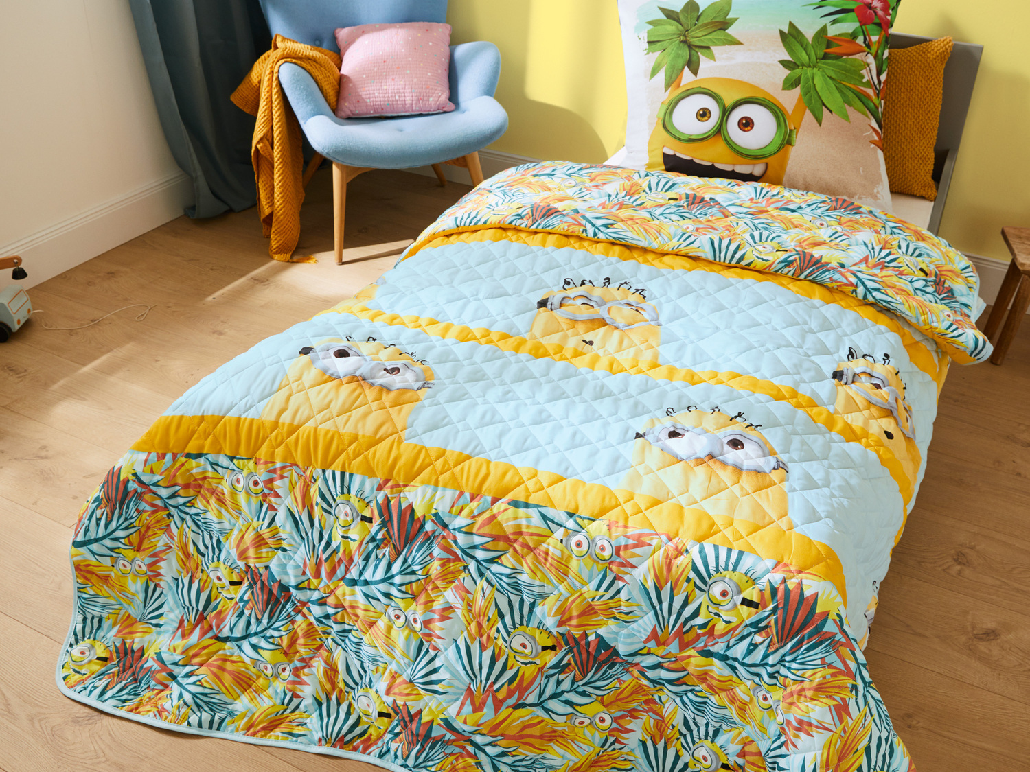 Copriletto per bambini Paw Patrol, Sam il pompiere, Minions, Minnie Mouse, Miraculous, ...