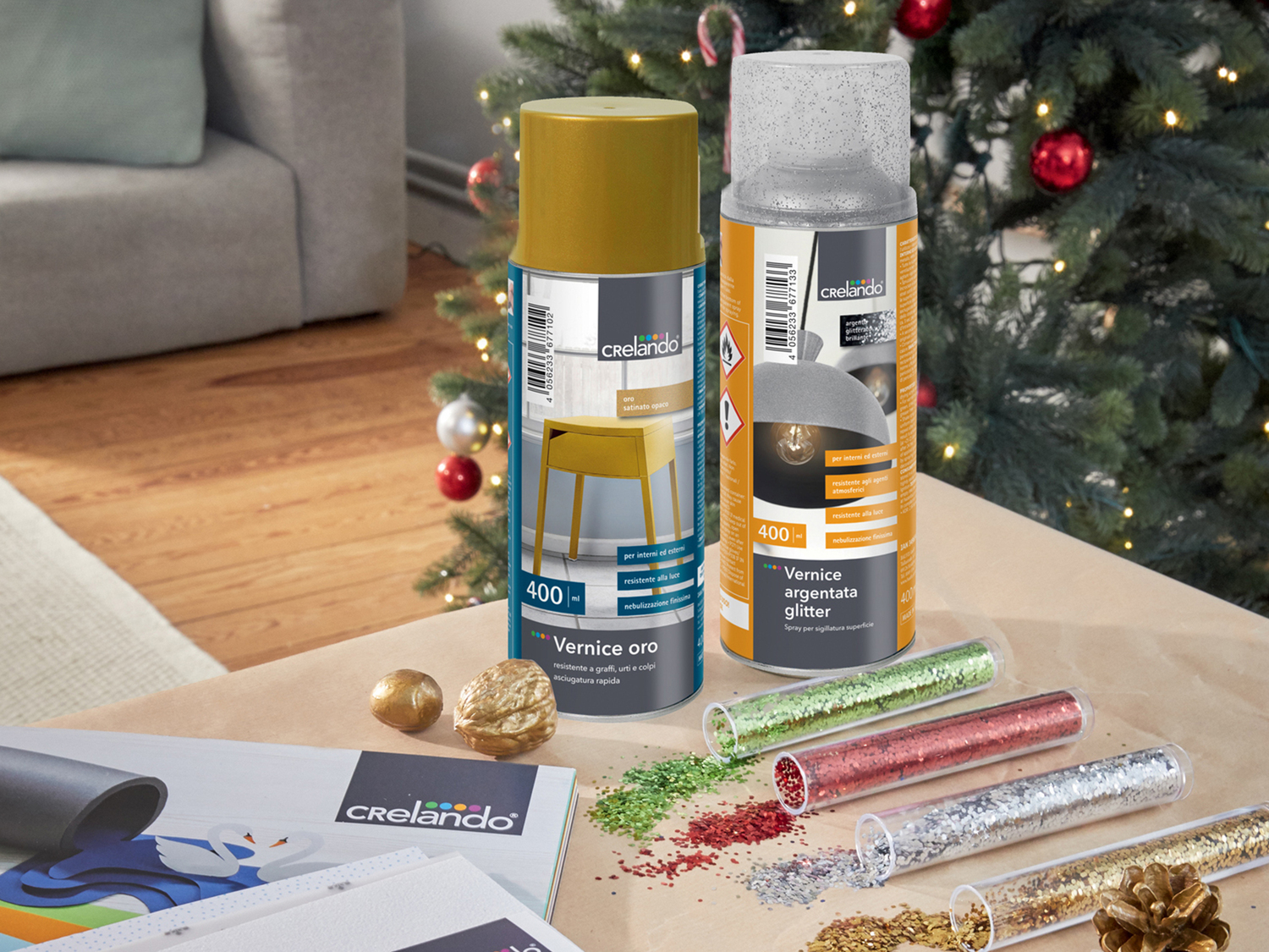 Vernice spray per decorazioni Crelando, prezzo 3.99 €
400 ml
Caratteristiche