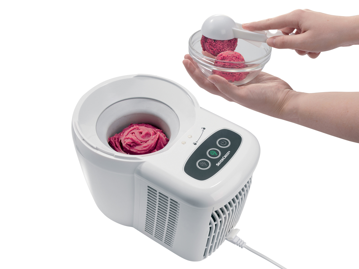 Gelatiera Silvercrest Kitchen Tools, prezzo 69.00 &#8364; 
- Per 700 ml di gelato
- ...