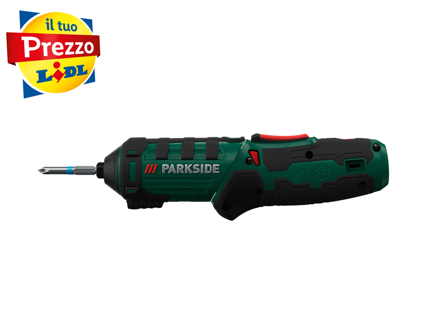 Avvitatore ricaricabile con impugnatura girevole Parkside PSSA 4 B2, prezzo 14.99 ...