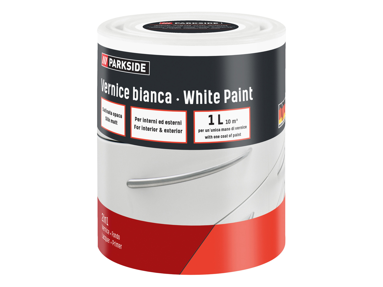 Vernice colorata, bianca o per lavagna, 1 L Parkside, prezzo 4.99 €
Caratteristiche
...