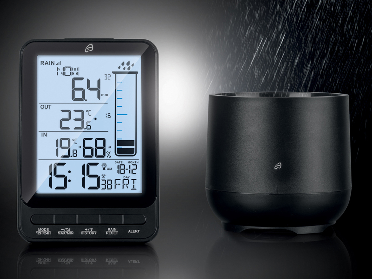 Stazione meteorologica radiocontrollata Auriol, prezzo 19.99 €
- Con pluviometro
- ...