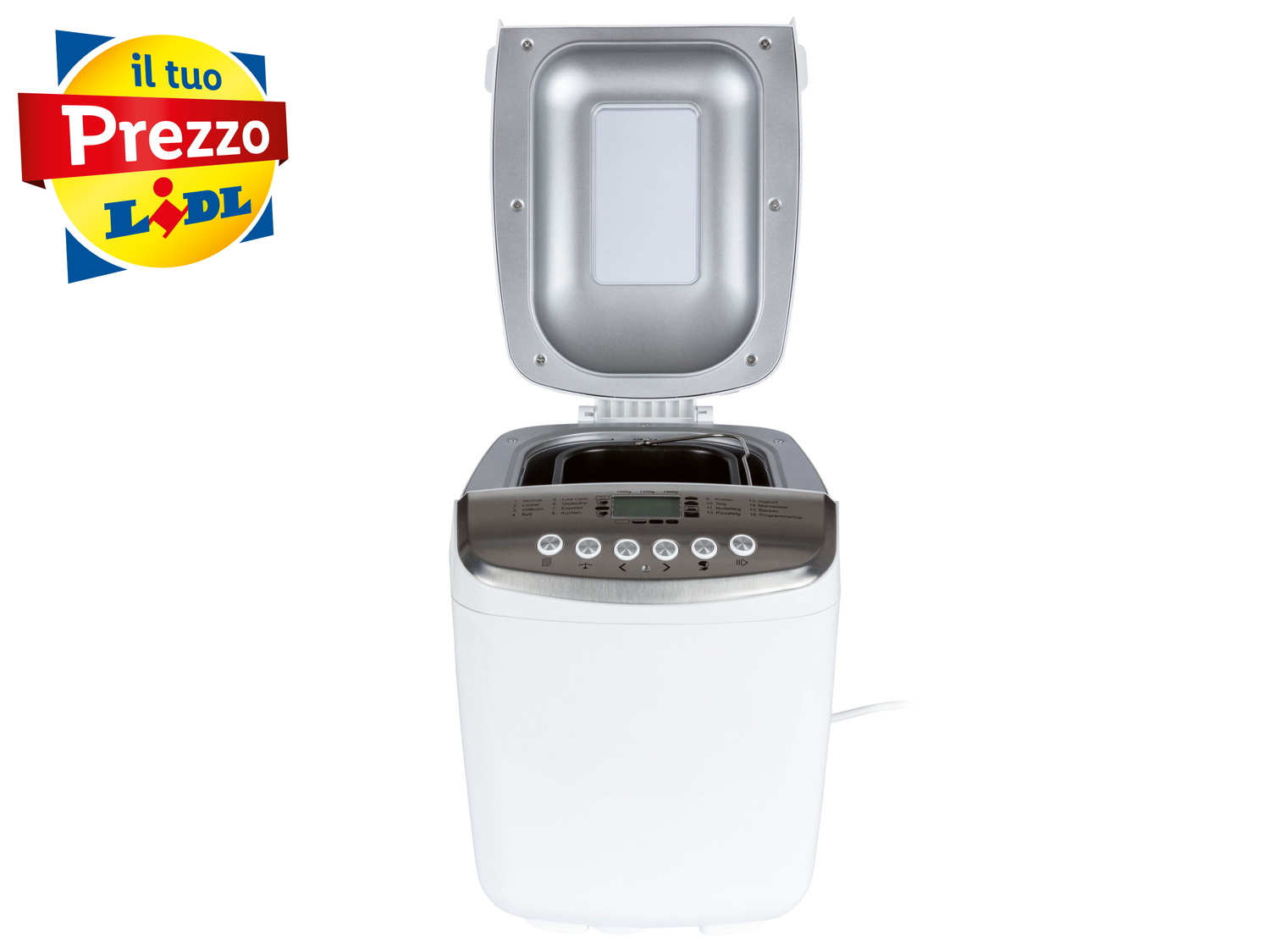Macchina per il pane Silvercrest Kitchen Tools, prezzo 49.00 €
- Con 16 programmi ...