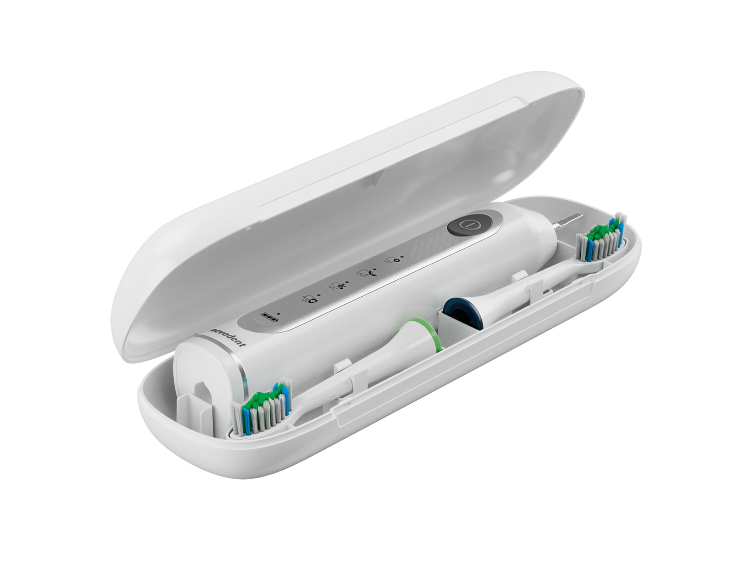 Spazzolino da denti elettrico multifunzione Nevadent, prezzo 19.99 € 
- Tecnologia ...