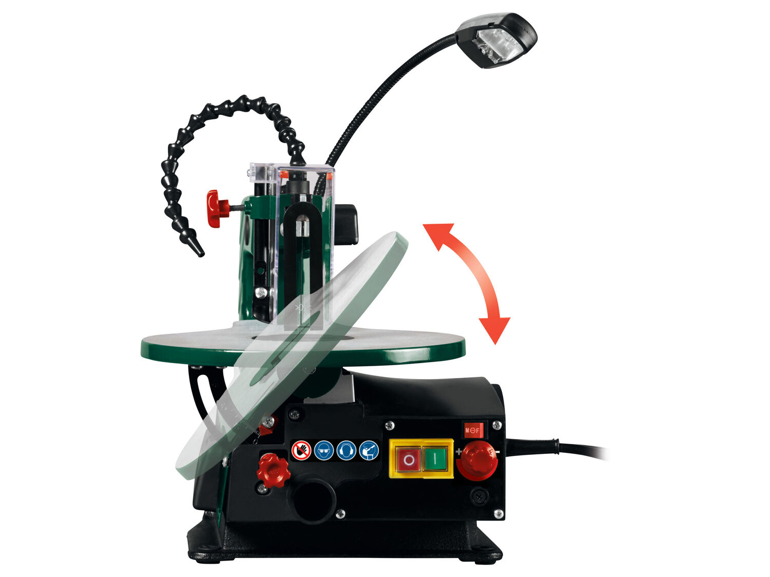 Sega da traforo Parkside PDS120B2, prezzo 89.00 € 
- Banco di lavoro con scala ...