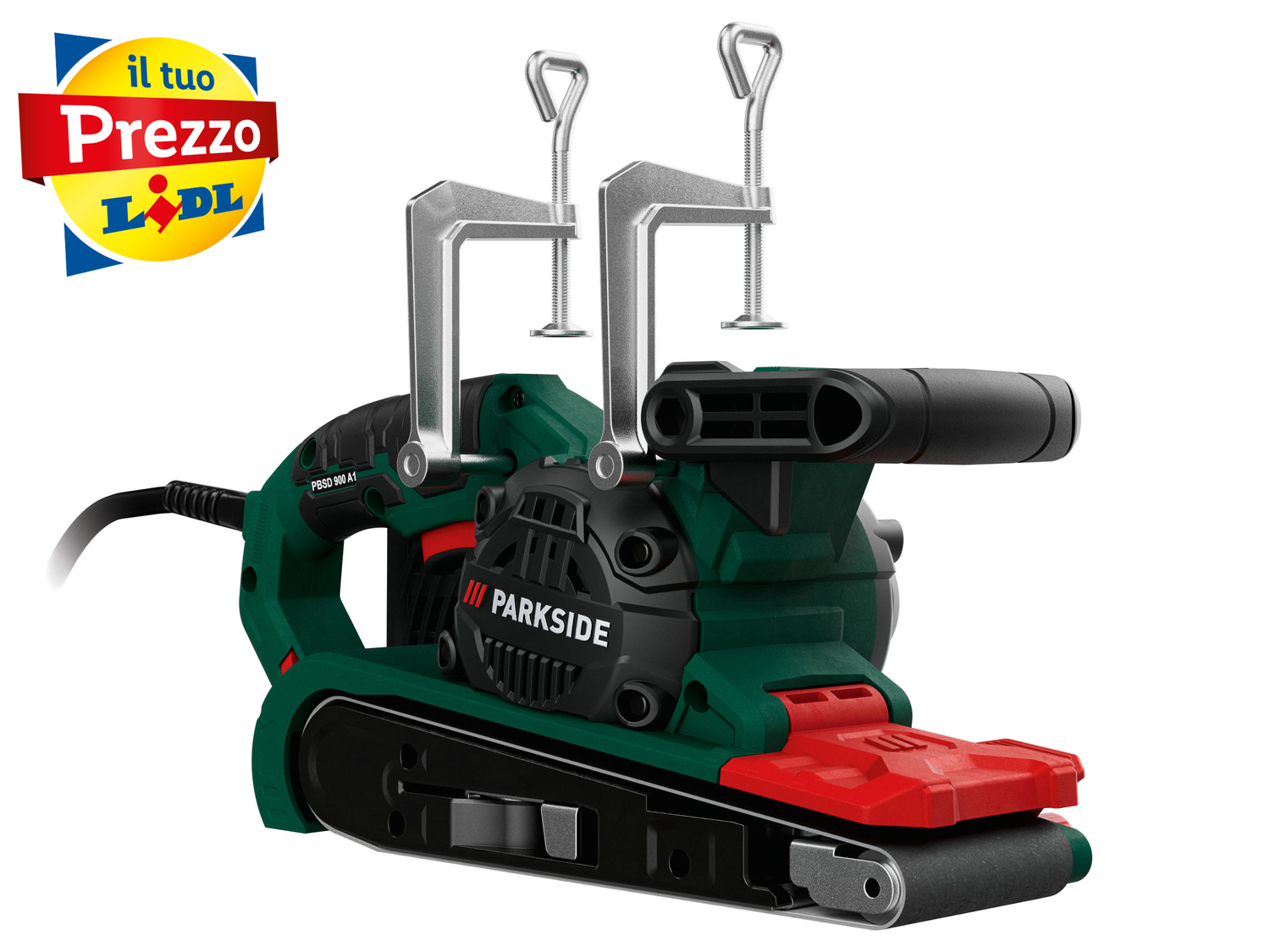 Levigatrice a nastro Parkside, prezzo 39.99 &#8364; 
- Interruttore ON/OFF con ...