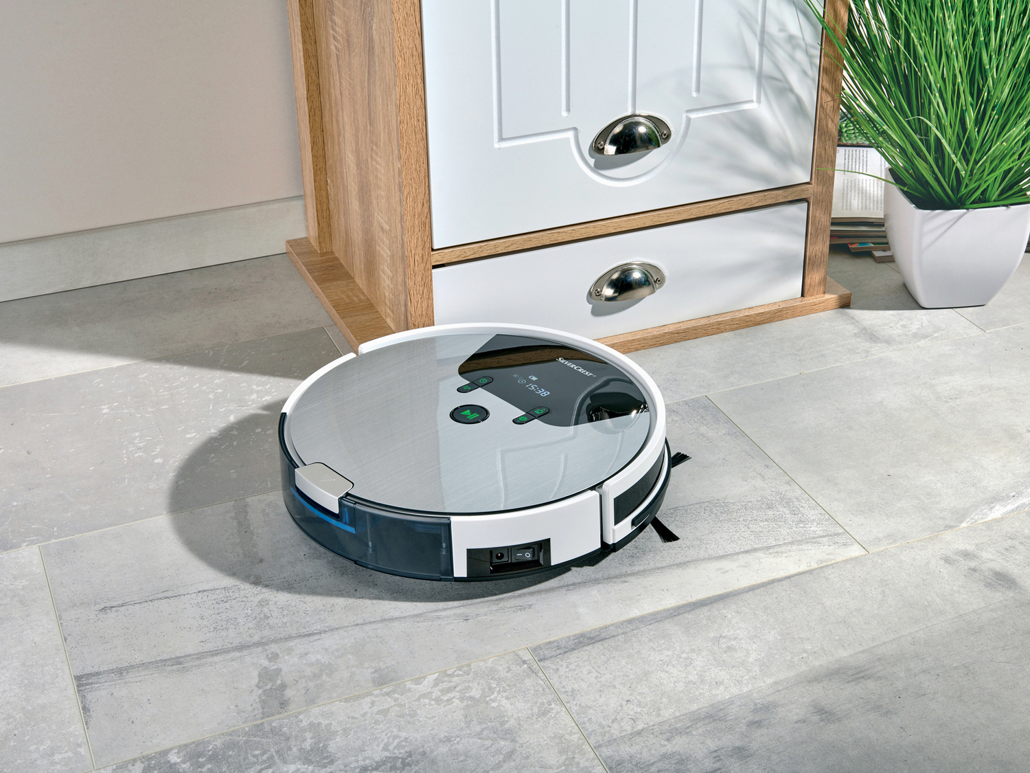 Robot aspirapolvere Silvercrest, prezzo 149.00 €
Compatibile con l’app ...
