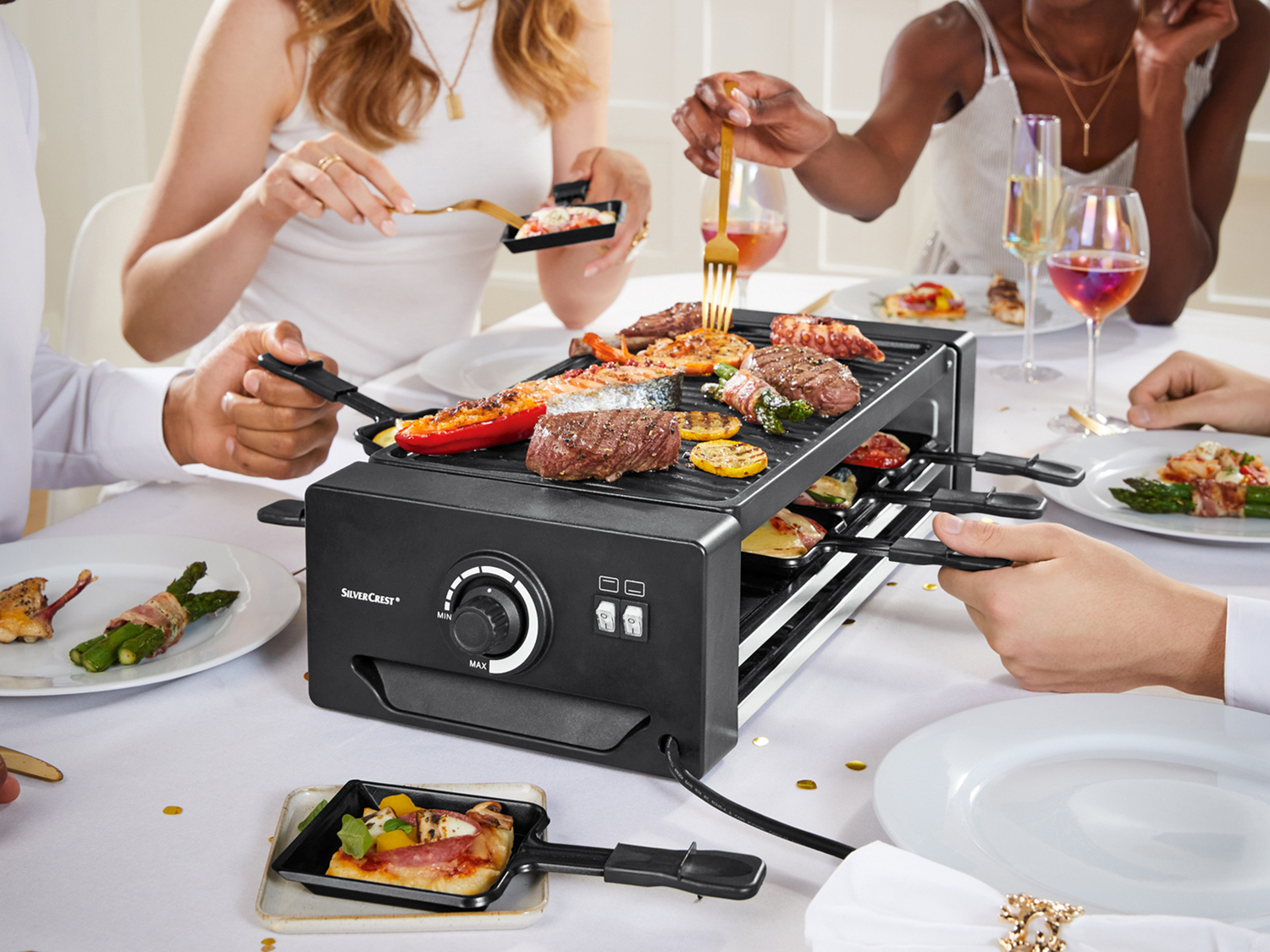 Raclette con funzione Pizza Silvercrest Kitchen Tools, prezzo 49.00 € ...