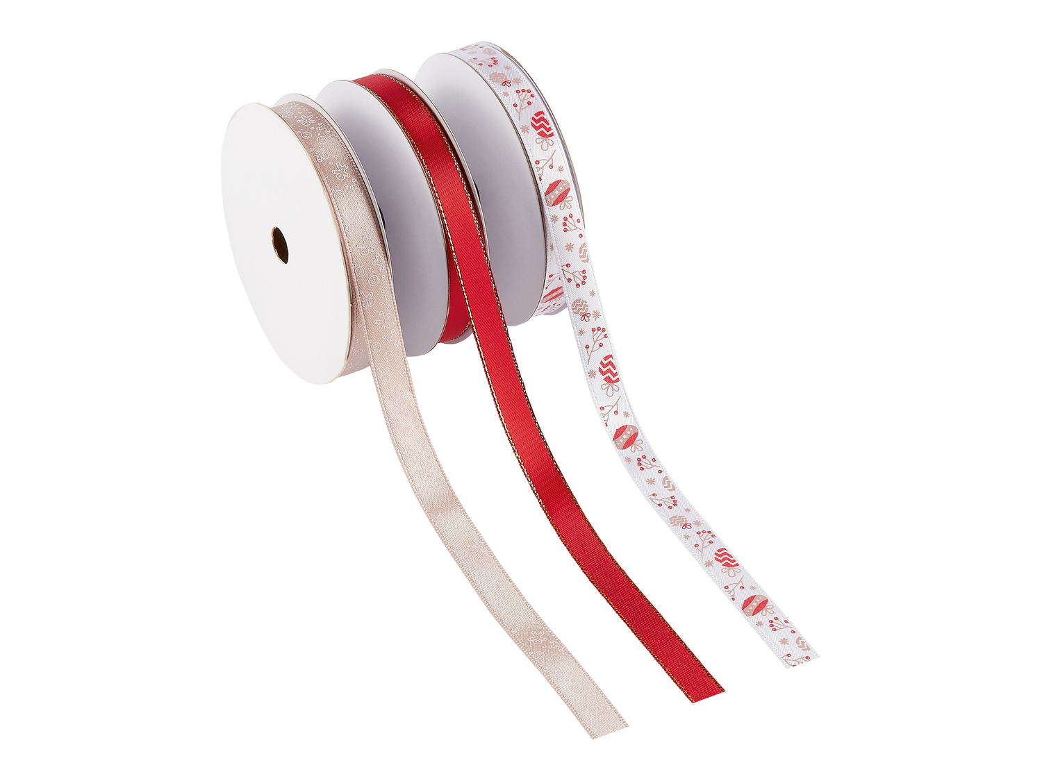 Nastro per pacchi regalo 5 m Crelando, prezzo 1.99 &#8364;  
3 pezzi
Caratteristiche