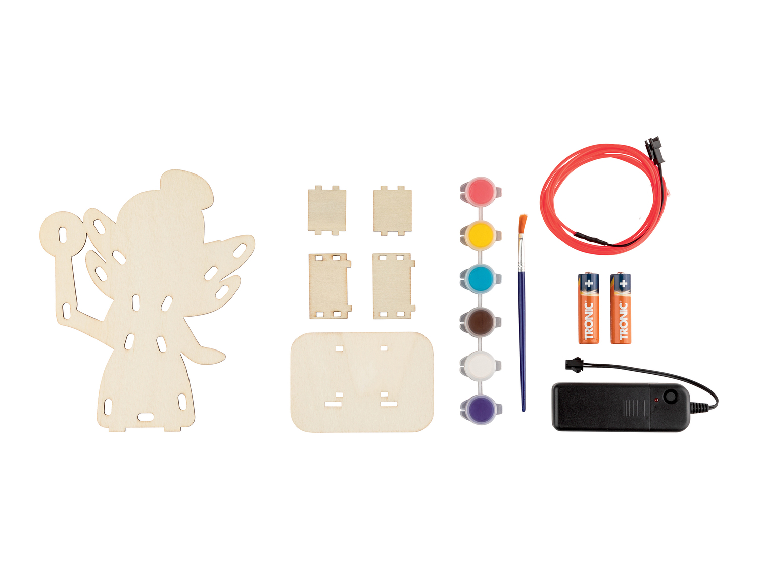 Set per bricolage con LED Crelando, prezzo 6.99 €
9 pezzi
- Età: ...